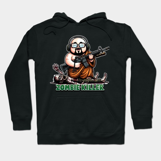 Zombie Killer Hoodie by Rawlifegraphic